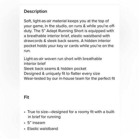 ALO Yoga Men’s “Adapt” Short 5” Inseam with Liner (M) *BESTSELLER* - Picture 7 of 12